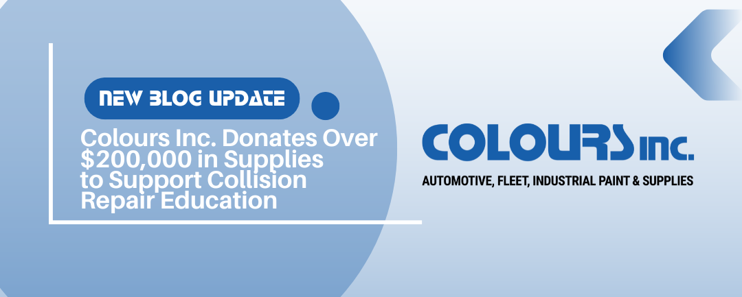 Colours Inc. Donates Over $200,000 in Supplies to Support Collision Repair Education